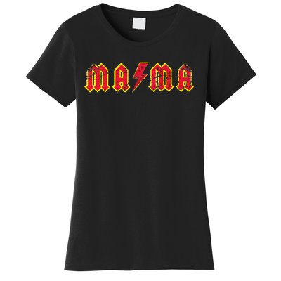 Mama Rocks Rock And Roll Mothers Day Women's T-Shirt