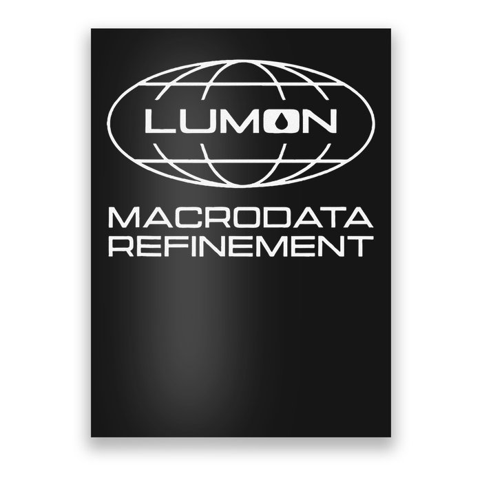 Macrodata Refinement Retro 90s Poster