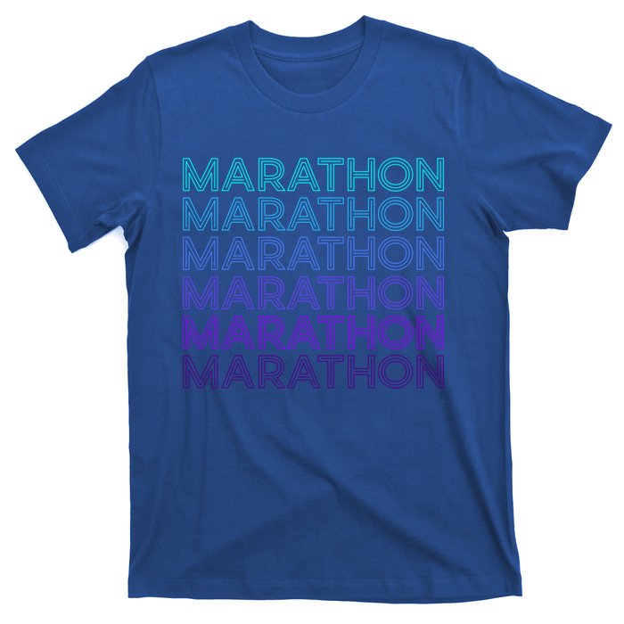 Marathon Runner Running Retro Gift T-Shirt