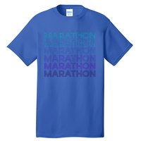 Marathon Runner Running Retro Gift Tall T-Shirt