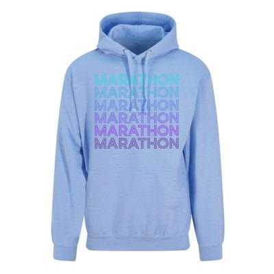 Marathon Runner Running Retro Gift Unisex Surf Hoodie