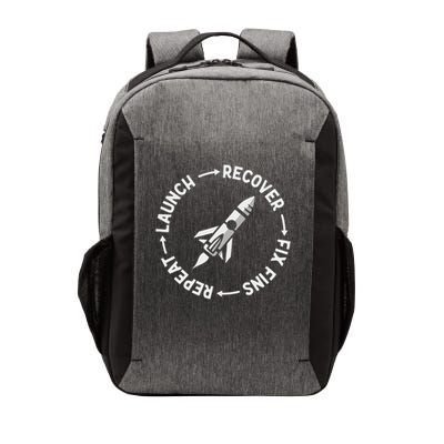 Model Rocket Rocketry Funny Launch And Crash Vector Backpack