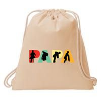 Men Retro Roofer Dad T Funny Papa Roofer Drawstring Bag