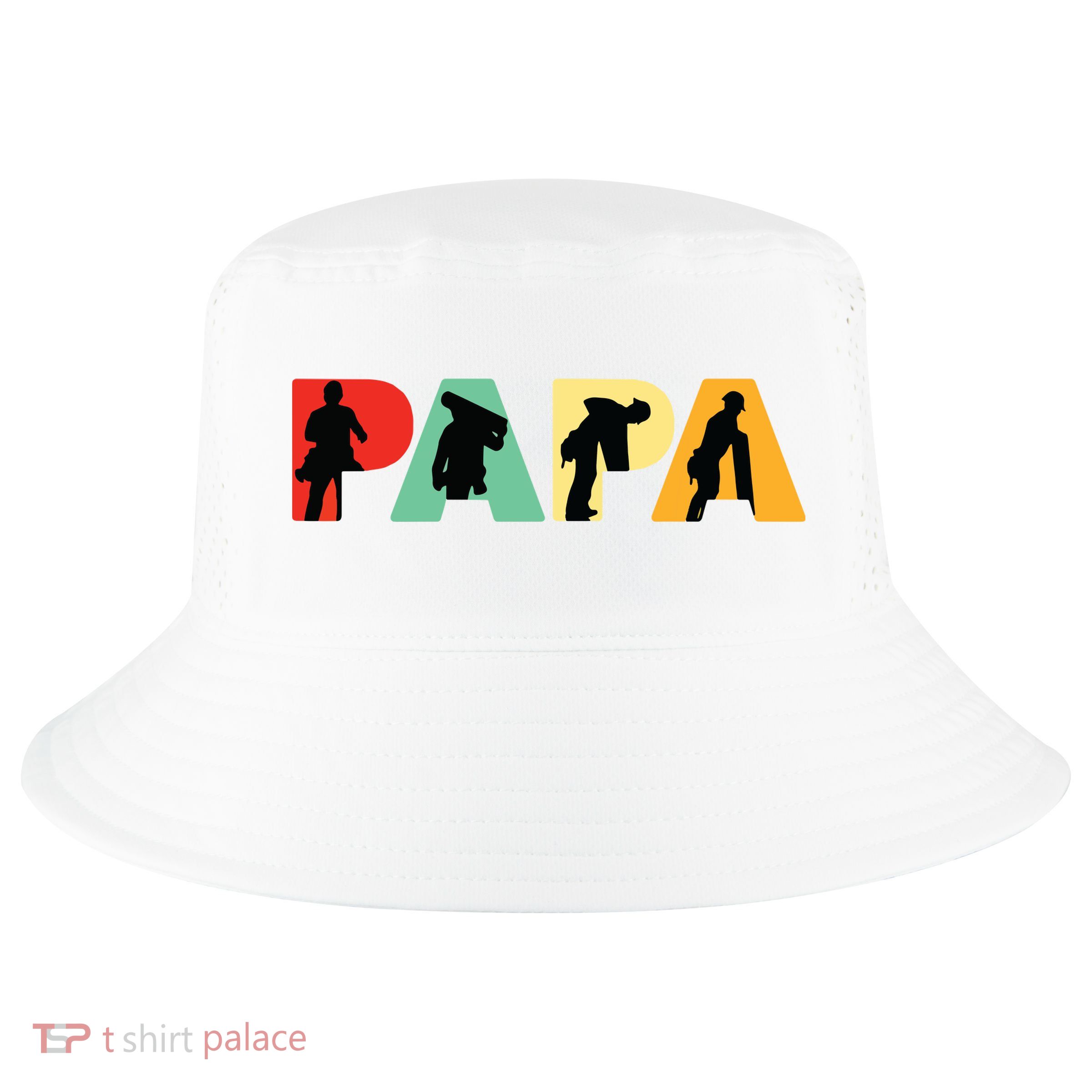 Men Retro Roofer Dad T Funny Papa Roofer Cool Comfort Performance Bucket Hat
