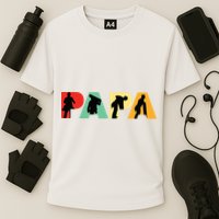 Men Retro Roofer Dad T Funny Papa Roofer Cooling Performance Crew T-Shirt