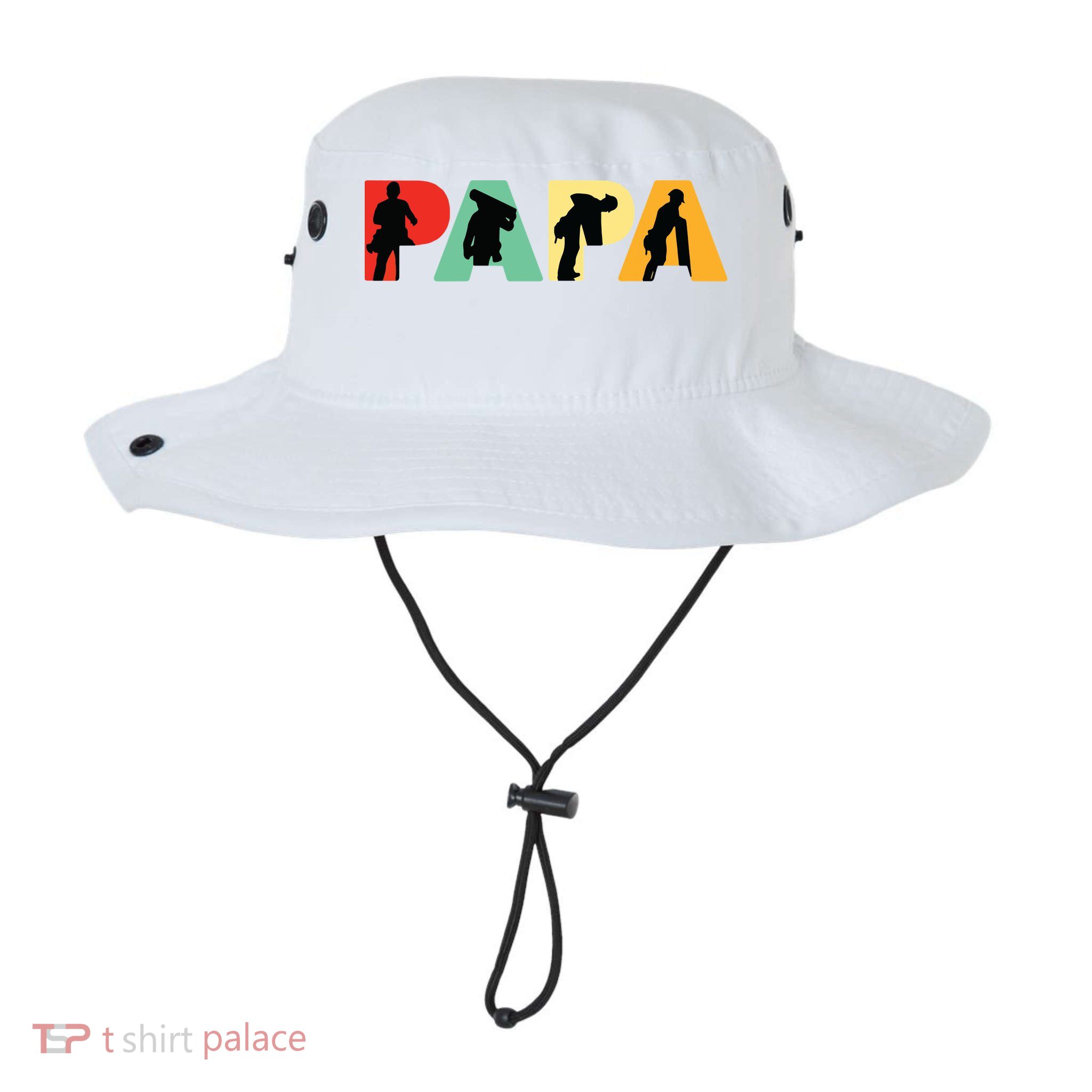 Men Retro Roofer Dad T Funny Papa Roofer Bucket Hat