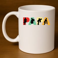 Men Retro Roofer Dad T Funny Papa Roofer 11oz C Handle Ceramic Mug