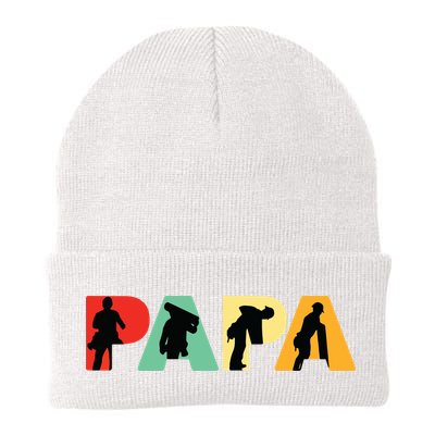 Men Retro Roofer Dad T Funny Papa Roofer Beanie