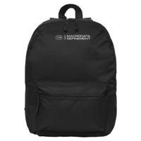 Macrodata Refinement Retro Vintage 16 in Basic Backpack