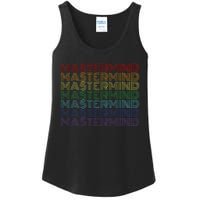 Mastermind Retro Rainbow Gift For Music Fan Ladies Essential Tank