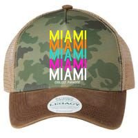 Miami Retro Repeat Legacy Tie Dye Trucker Hat
