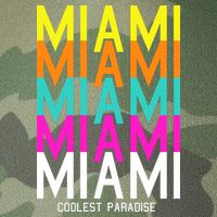 Miami Retro Repeat Legacy Tie Dye Trucker Hat