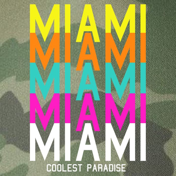 Miami Retro Repeat Legacy Tie Dye Trucker Hat