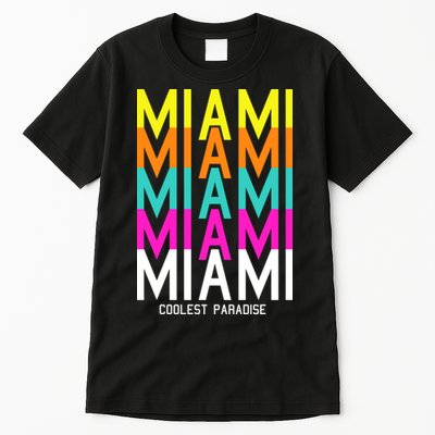 Miami Retro Repeat Tall T-Shirt