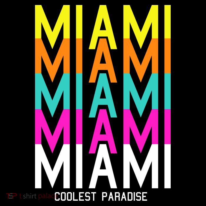 Miami Retro Repeat Toddler Sweatshirt