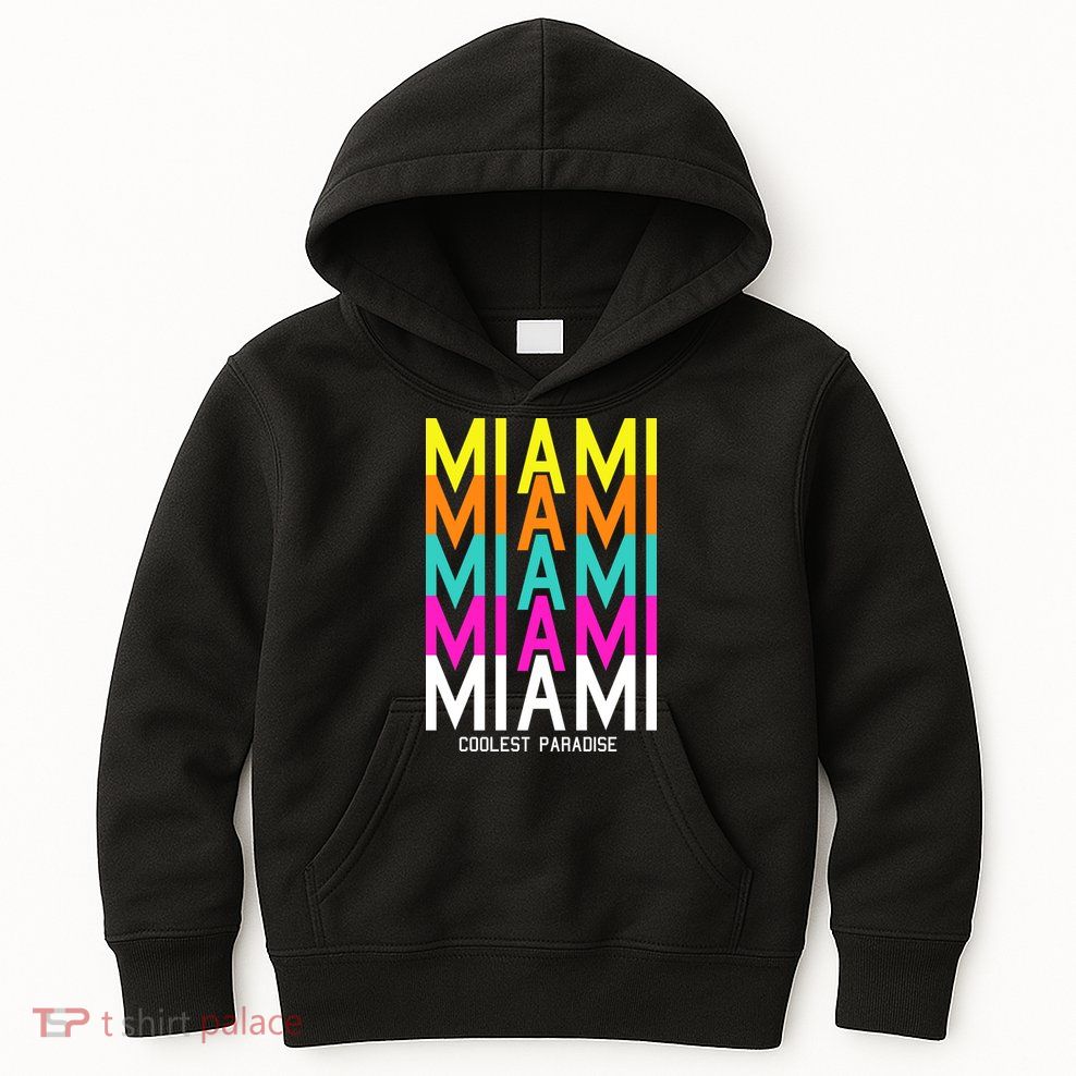 Miami Retro Repeat Kids Hoodie