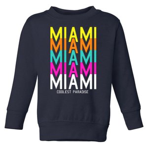 Miami Retro Repeat Toddler Sweatshirt