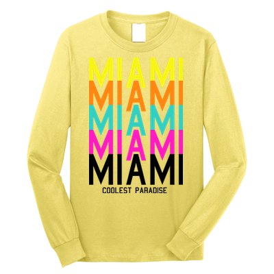 Miami Retro Repeat Long Sleeve Shirt