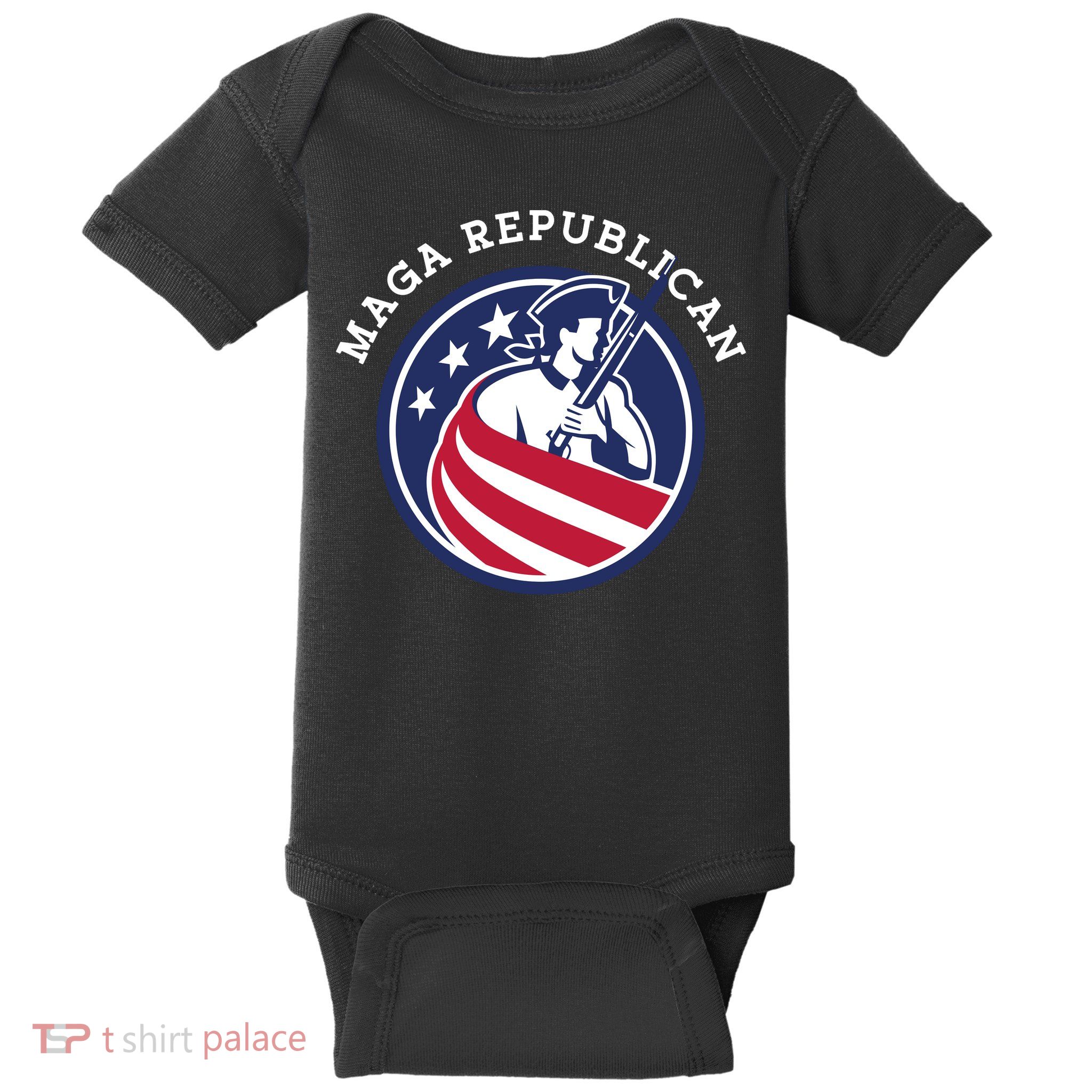 MAGA Republican Conservative Anti Biden Baby Bodysuit