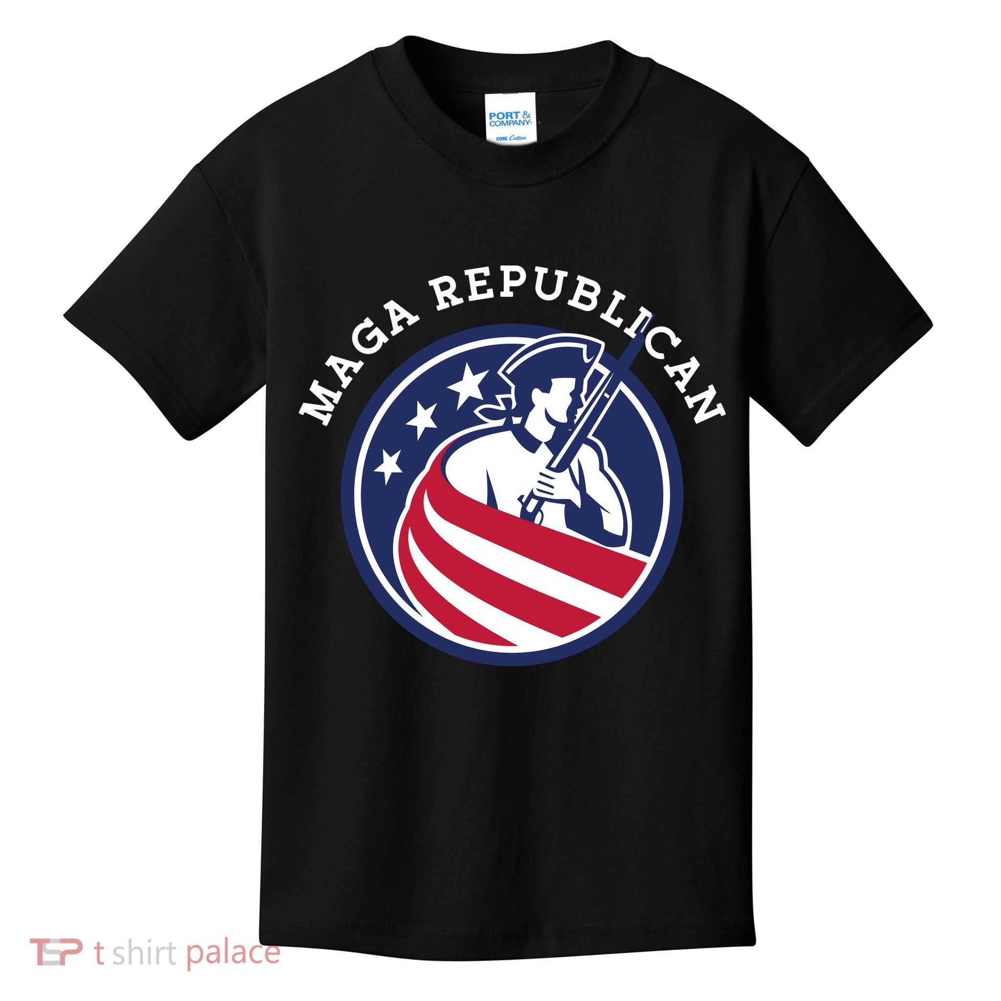 MAGA Republican Conservative Anti Biden Kids T-Shirt