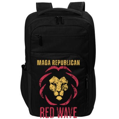 MAGA Republican Red Wave Conservative Anti Biden Impact Tech Backpack