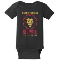 MAGA Republican Red Wave Conservative Anti Biden Baby Bodysuit