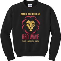 MAGA Republican Red Wave Conservative Anti Biden Kids Sweatshirt