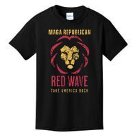 MAGA Republican Red Wave Conservative Anti Biden Kids T-Shirt