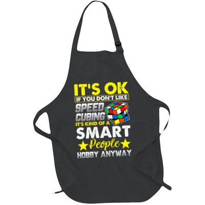 Melting Rubik Rubix Rubics Funny Puzzles Cube Speed Cubing Full-Length Apron With Pockets