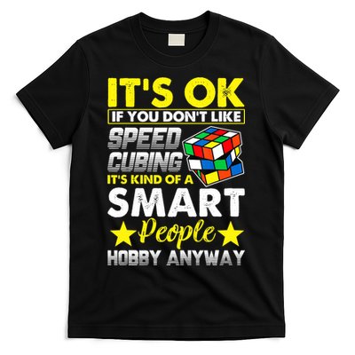 Melting Rubik Rubix Rubics Funny Puzzles Cube Speed Cubing T-Shirt