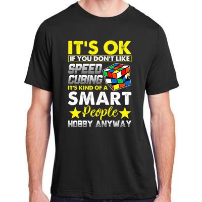 Melting Rubik Rubix Rubics Funny Puzzles Cube Speed Cubing Adult ChromaSoft Performance T-Shirt