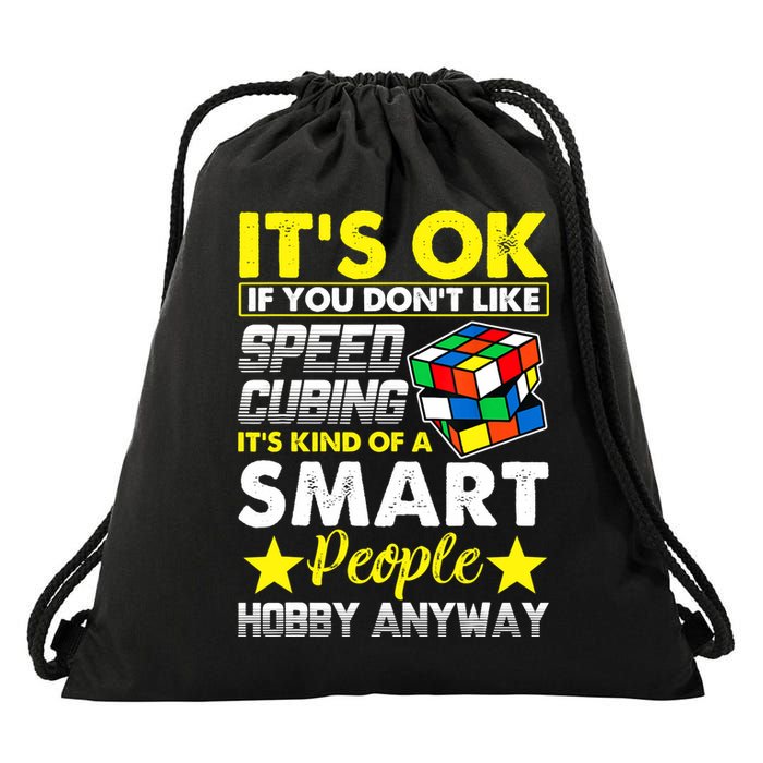 Melting Rubik Rubix Rubics Funny Puzzles Cube Speed Cubing Drawstring Bag