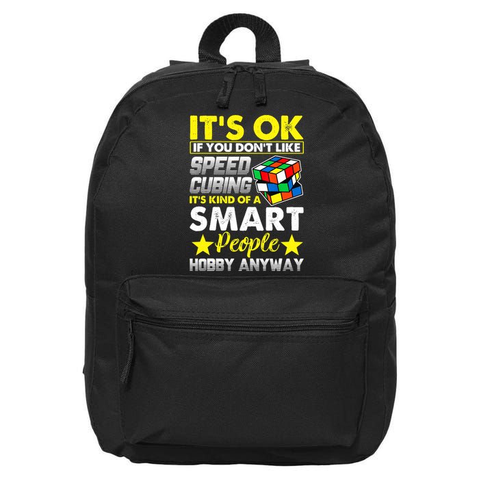 Melting Rubik Rubix Rubics Funny Puzzles Cube Speed Cubing 16 in Basic Backpack