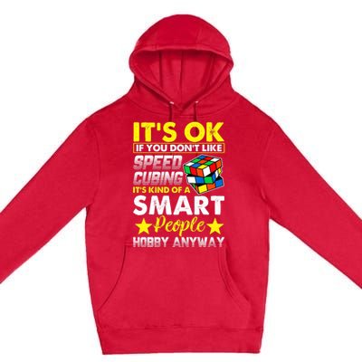 Melting Rubik Rubix Rubics Funny Puzzles Cube Speed Cubing Premium Pullover Hoodie