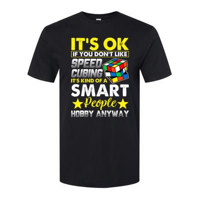 Melting Rubik Rubix Rubics Funny Puzzles Cube Speed Cubing Softstyle CVC T-Shirt