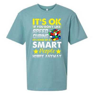 Melting Rubik Rubix Rubics Funny Puzzles Cube Speed Cubing Sueded Cloud Jersey T-Shirt