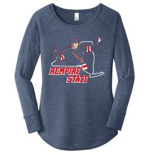 Matt Rempe Rempire State New York Hockey Women's Perfect Tri Tunic Long Sleeve Shirt