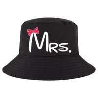 Mrs. Bow Tie Cute Matching Couples Cool Comfort Performance Bucket Hat