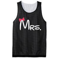 Mrs. Bow Tie Cute Matching Couples Mesh Reversible Basketball Jersey Tank