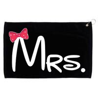 Mrs. Bow Tie Cute Matching Couples Grommeted Golf Towel