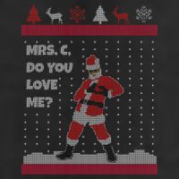 Mrs. C Do You Love Me Ugly Christmas Sweater Adult Drive Performance Visor
