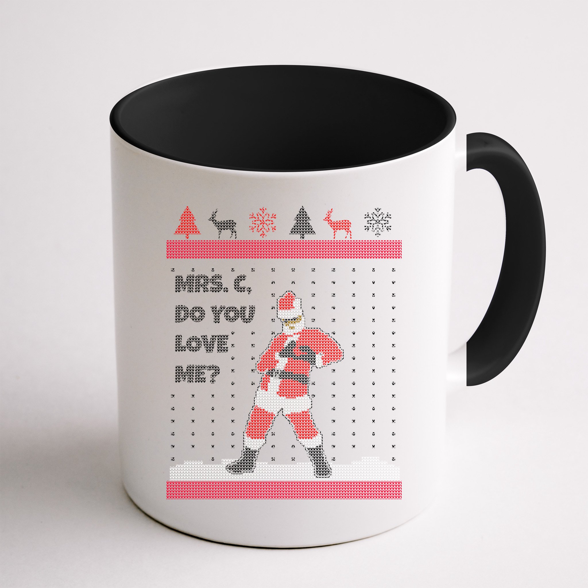 Mrs. C Do You Love Me Ugly Christmas Sweater Mug