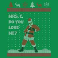 Mrs. C Do You Love Me Ugly Christmas Sweater Kids Sweatshirt