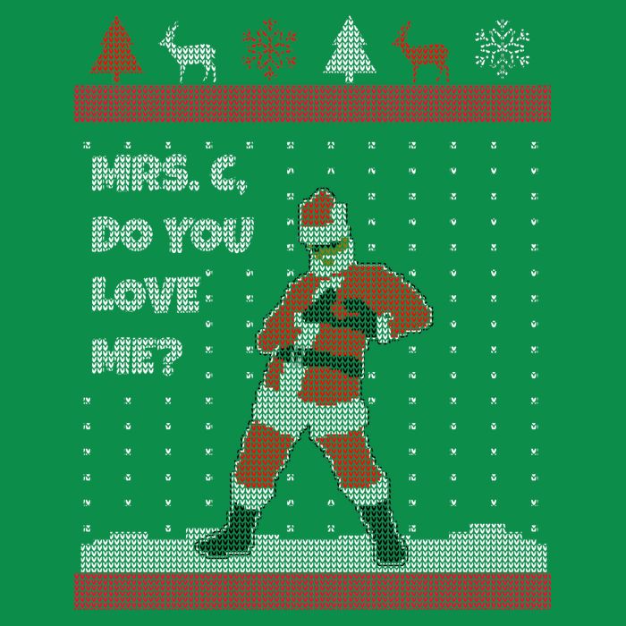 Mrs. C Do You Love Me Ugly Christmas Sweater Kids Sweatshirt