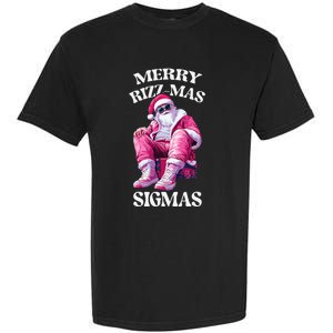 Merry Rizzmas Sigmas Santa Rizzler Garment-Dyed Heavyweight T-Shirt