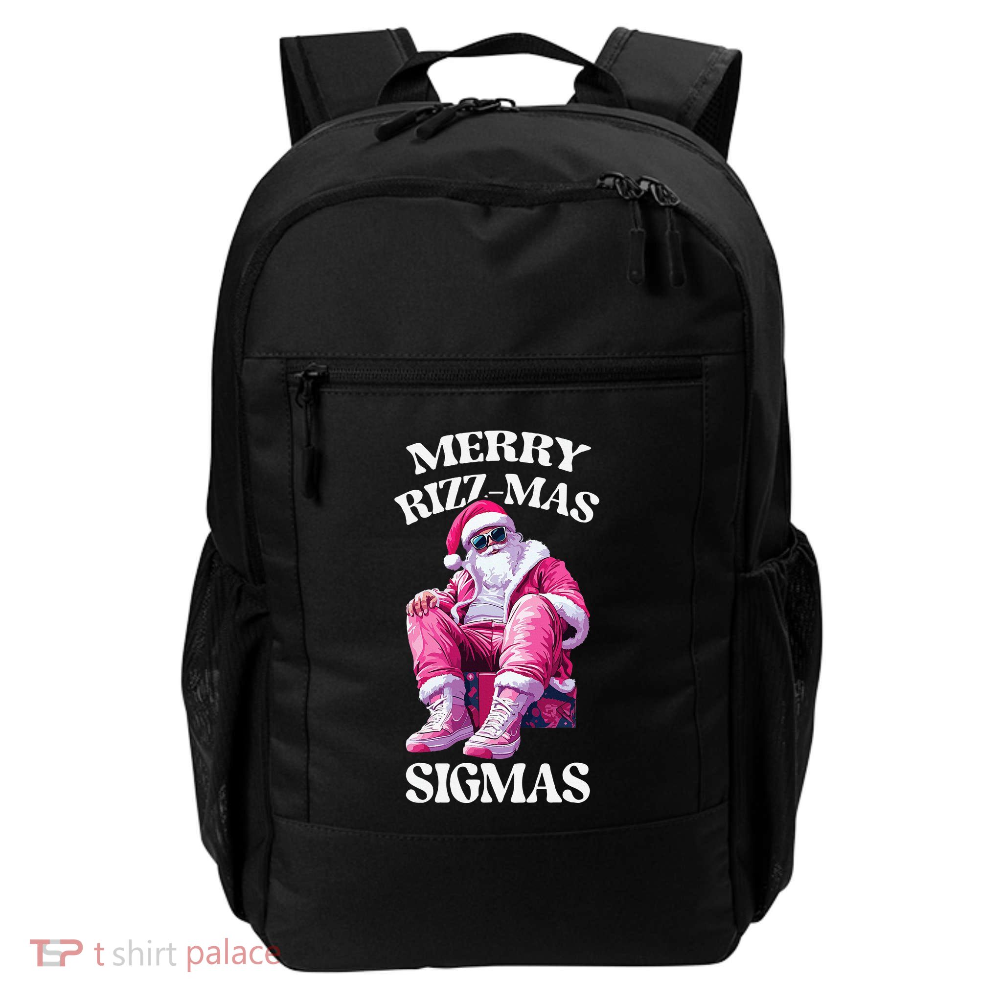 Merry Rizzmas Sigmas Santa Rizzler Daily Commute Backpack
