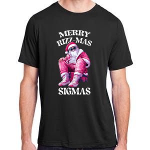 Merry Rizzmas Sigmas Santa Rizzler Adult ChromaSoft Performance T-Shirt