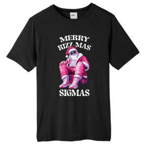 Merry Rizzmas Sigmas Santa Rizzler Tall Fusion ChromaSoft Performance T-Shirt