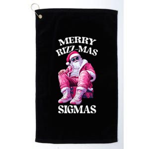 Merry Rizzmas Sigmas Santa Rizzler Platinum Collection Golf Towel