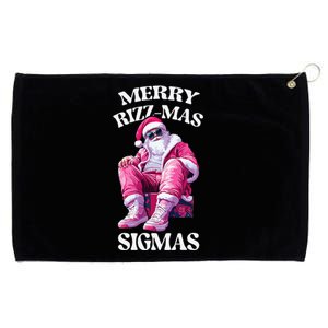 Merry Rizzmas Sigmas Santa Rizzler Grommeted Golf Towel